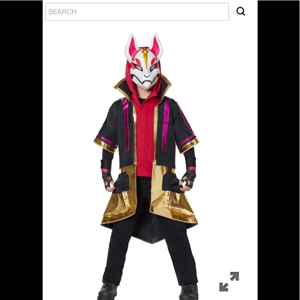 Fortnite Drift boys Halloween costume size M
